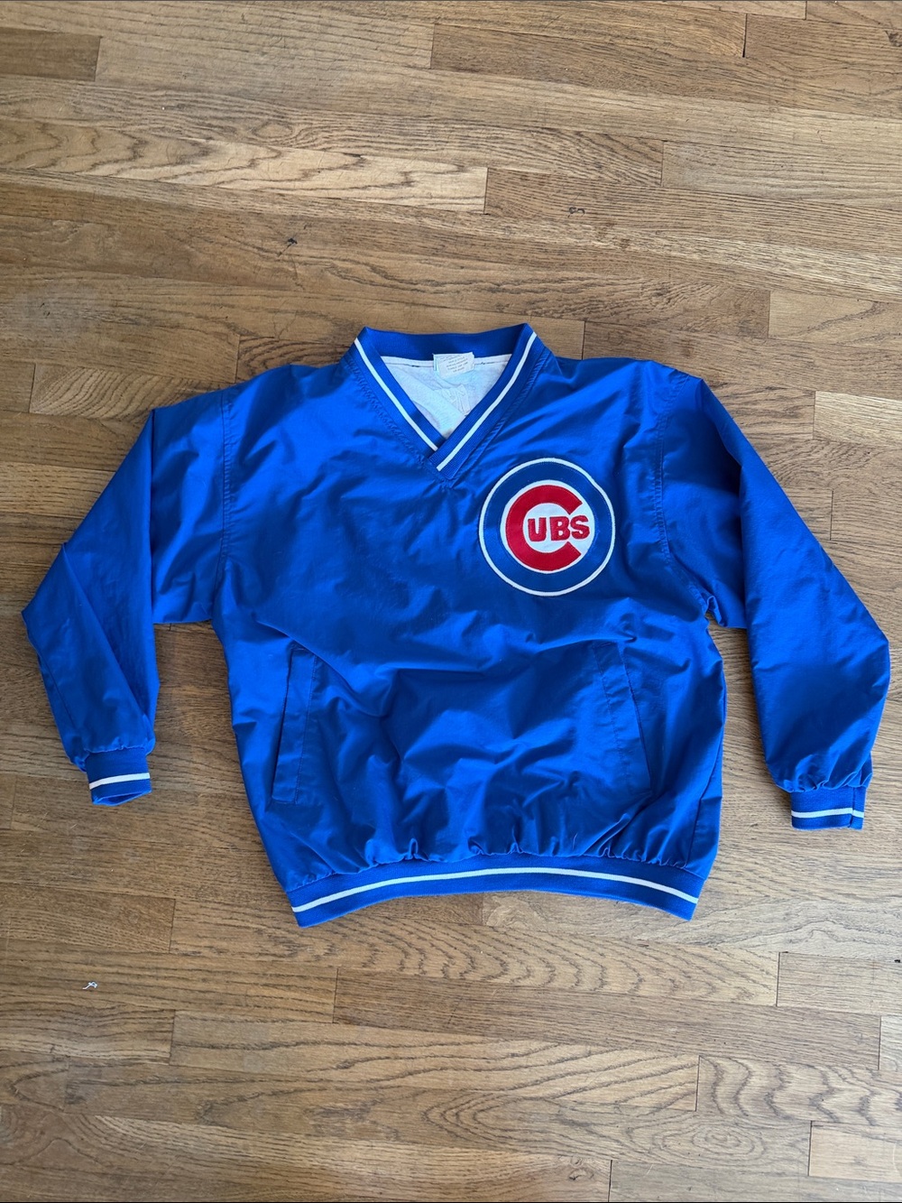 Rawlings Cubs Royal Blue Kids Pullover Jacket